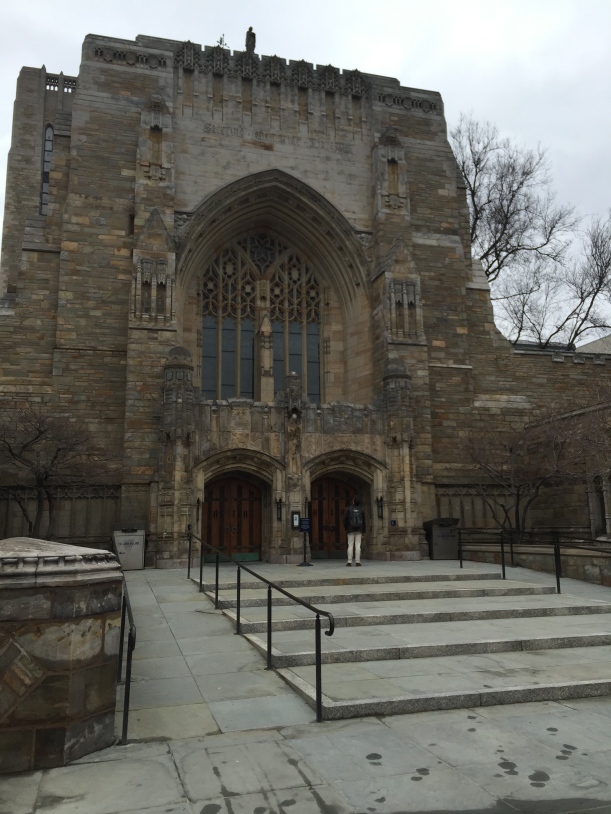 Central library on Yale's campus.