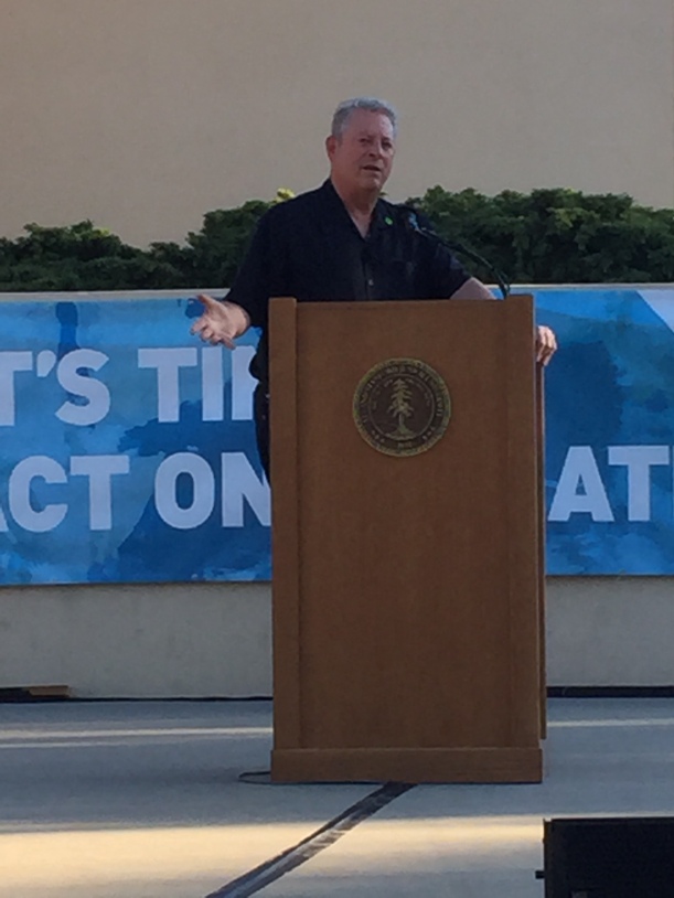 Climate Change rally at Stanford, featuring keynote speaker Al Gore who shared an urgent, but encouraging message about climate change.